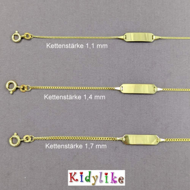 Preview: Gold-Armband für Kinder