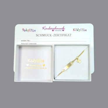 Preview: Baby-Armband-Gold-Herz