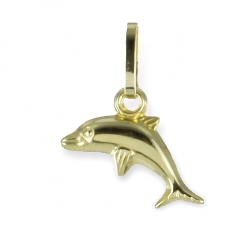 Anhänger 333-Gold Delphin als Freiheitssymbol