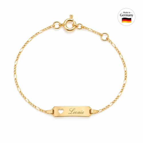 Herz-Armband Baby Gold