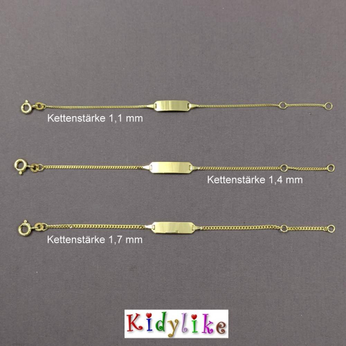 Panzer-Armband Gold für Kinder